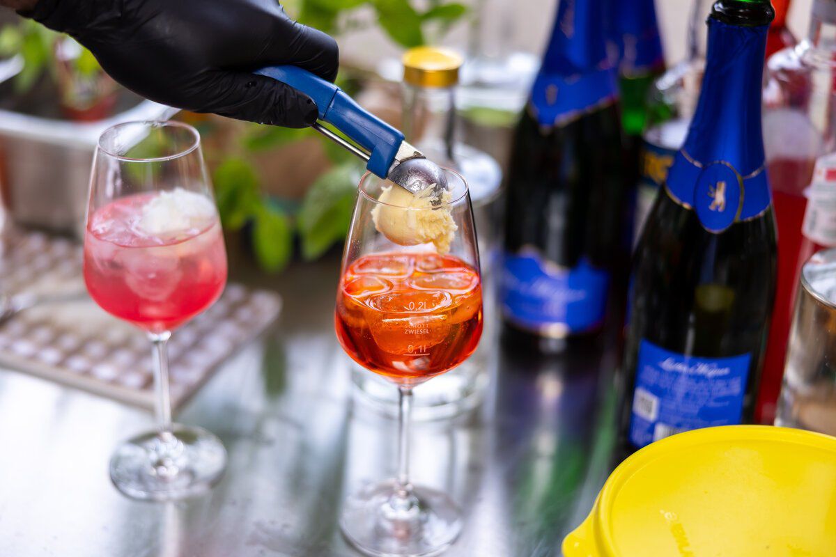 Eis-Cocktail Bar für Events